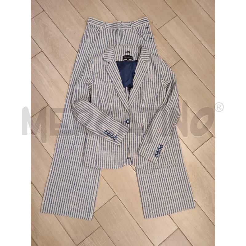 COMPLETO DONNA BLU LUISA SPAGNOLI RIGHE | Mercatino dell'Usato Roma montemario 1