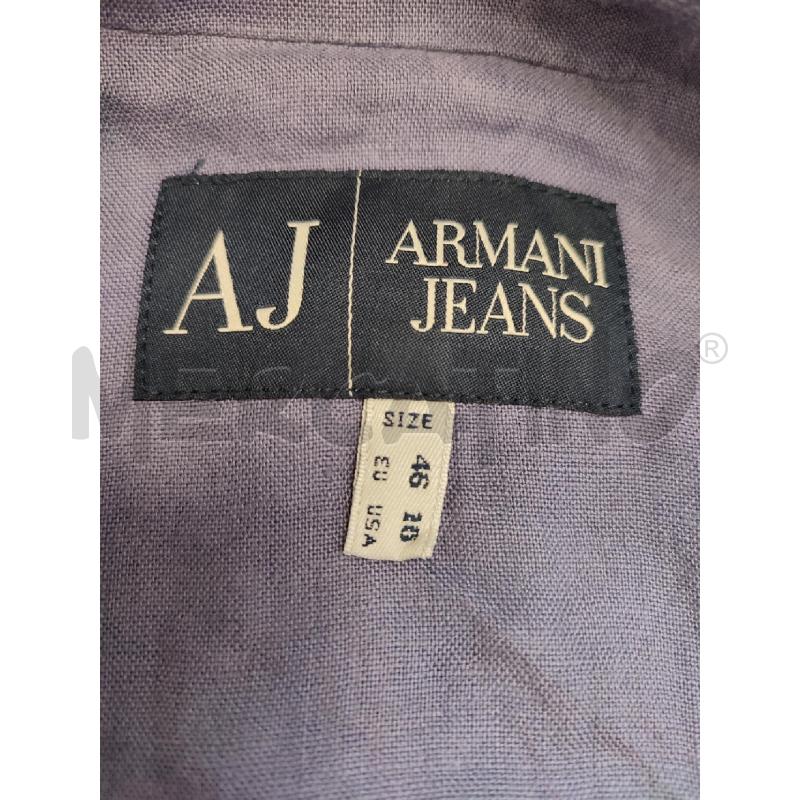 COMPLETO DONNA CELESTE ARMANI JEANS LINO | Mercatino dell'Usato Roma montemario 3