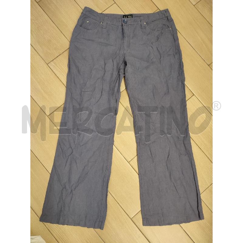 COMPLETO DONNA CELESTE ARMANI JEANS LINO | Mercatino dell'Usato Roma montemario 5