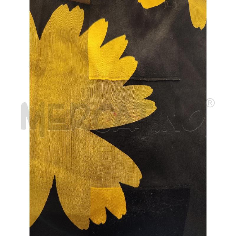 COMPLETO DONNA GIALLO VALENTINO NERO FIORI  | Mercatino dell'Usato Roma montemario 2