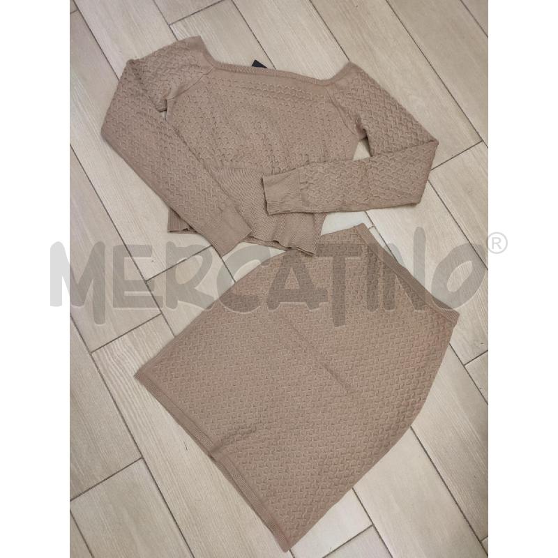 COMPLETO DONNA MARRONE FEDERICA TOSI | Mercatino dell'Usato Roma montemario 1