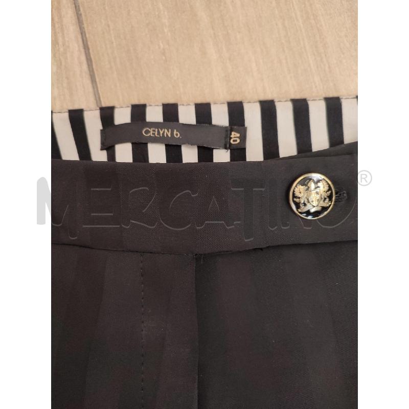 COMPLETO DONNA NERO CELYN B PANTALONE RIGHE | Mercatino dell'Usato Roma montemario 2
