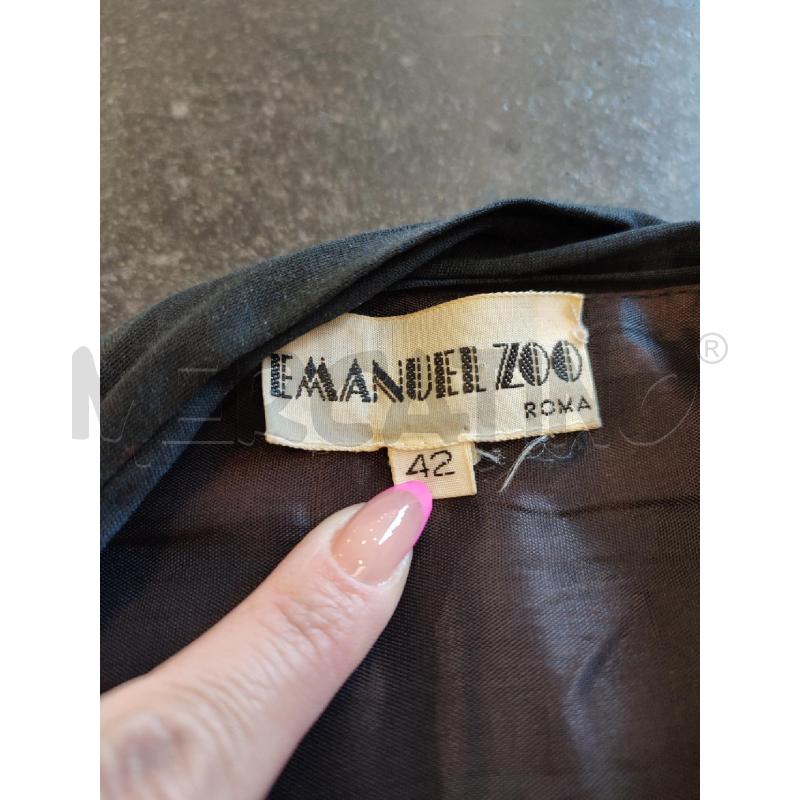 COMPLETO DONNA NERO EMANUEL ZOO TOP+GONNA | Mercatino dell'Usato Roma montemario 3