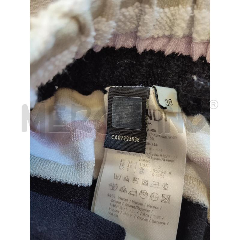 COMPLETO DONNA NERO FENDI RIGHE ROSA | Mercatino dell'Usato Roma montemario 3