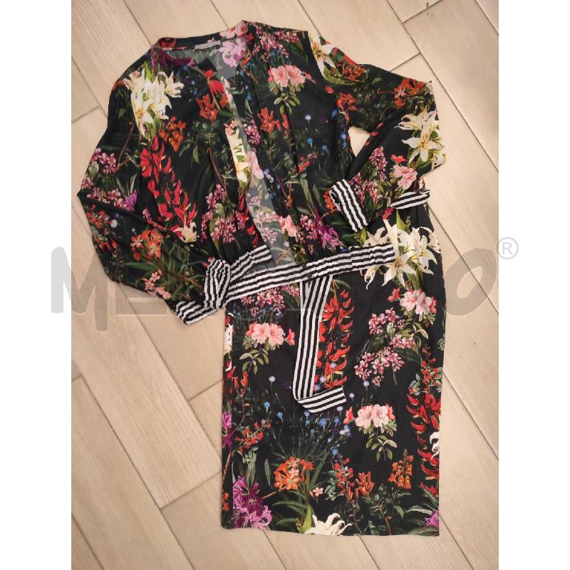 COMPLETO DONNA NERO FIORI MARELLA | Mercatino dell'Usato Roma montemario 1
