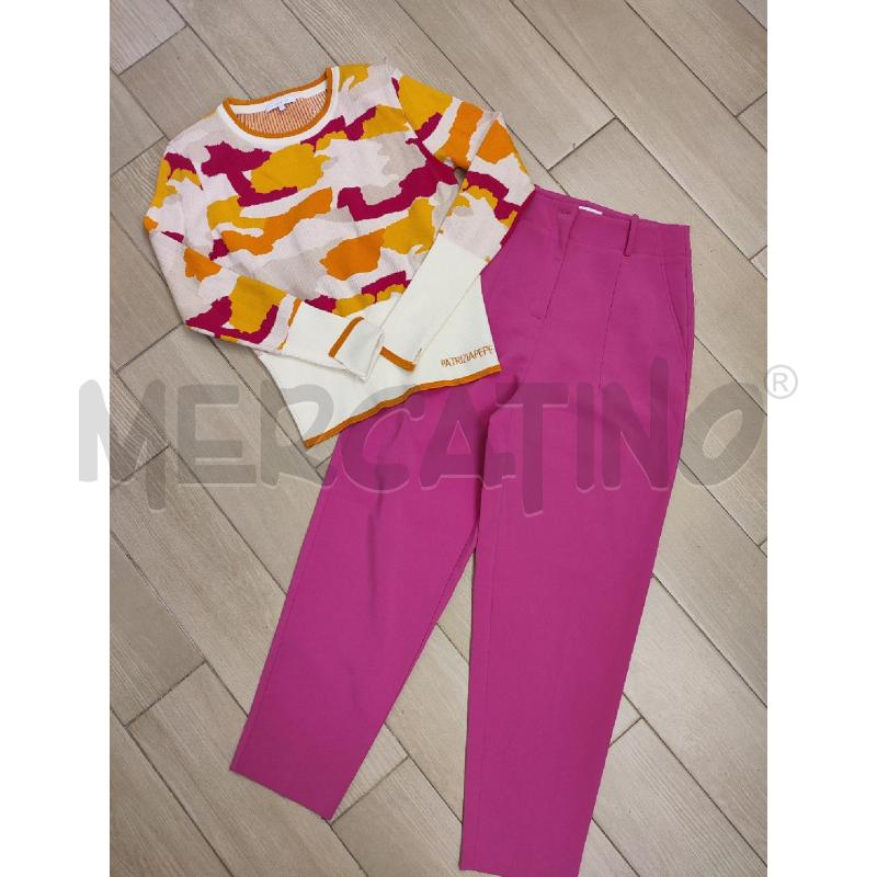 COMPLETO DONNA ROSA GIALLO PATRIZIA PEPE | Mercatino dell'Usato Roma montemario 1