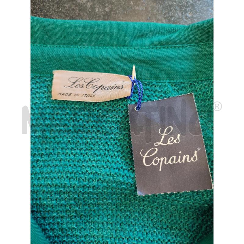 COMPLETO DONNA VERDE LES COPAINS VESTITO SETA COTONE | Mercatino dell'Usato Roma montemario 2