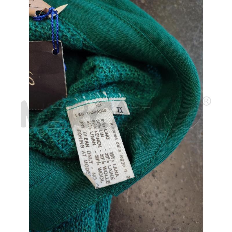 COMPLETO DONNA VERDE LES COPAINS VESTITO SETA COTONE | Mercatino dell'Usato Roma montemario 3
