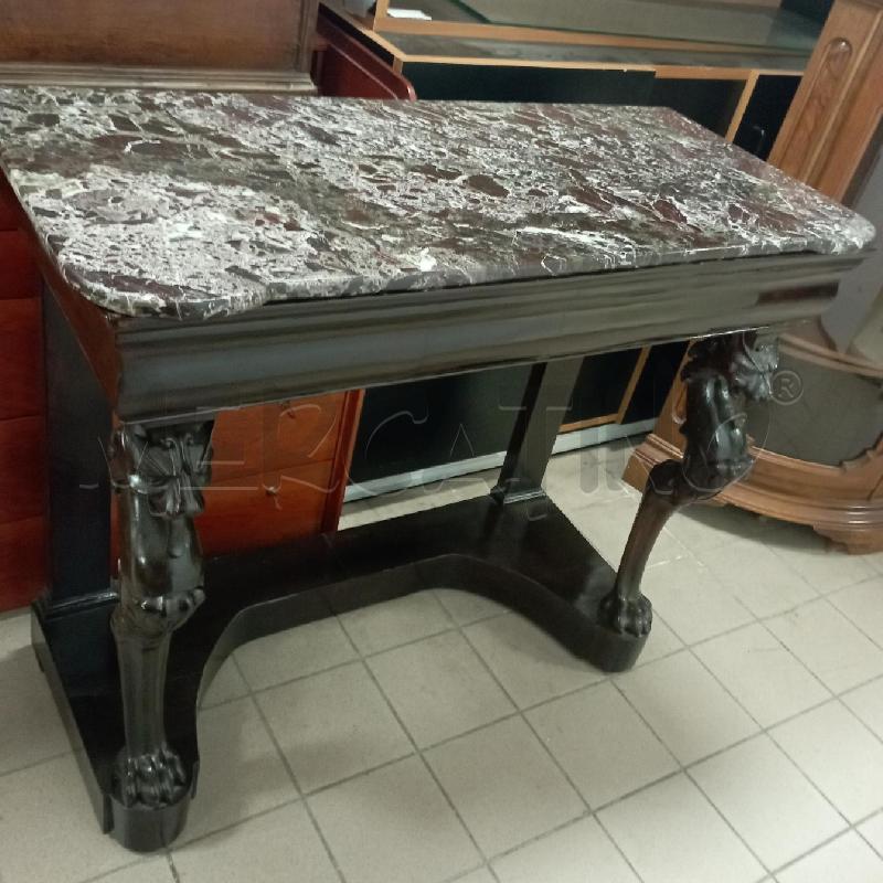 CONSOLLE GRIFONI C/MARMO | Mercatino dell'Usato Roma montemario 1