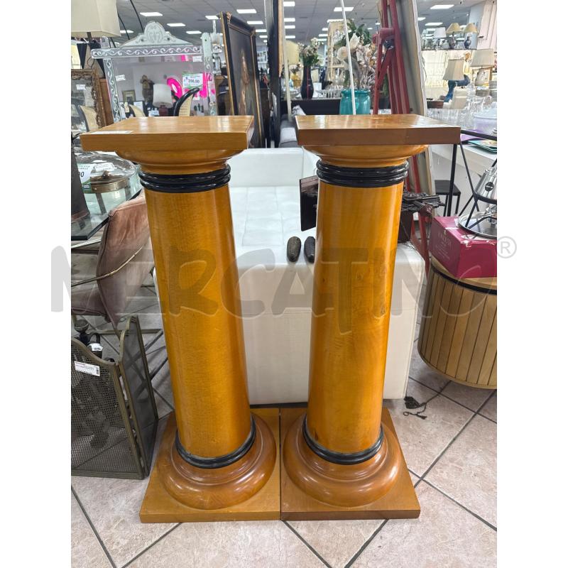 COPPIA COLONNE STILE BIEDERMEIER | Mercatino dell'Usato Roma montemario 1