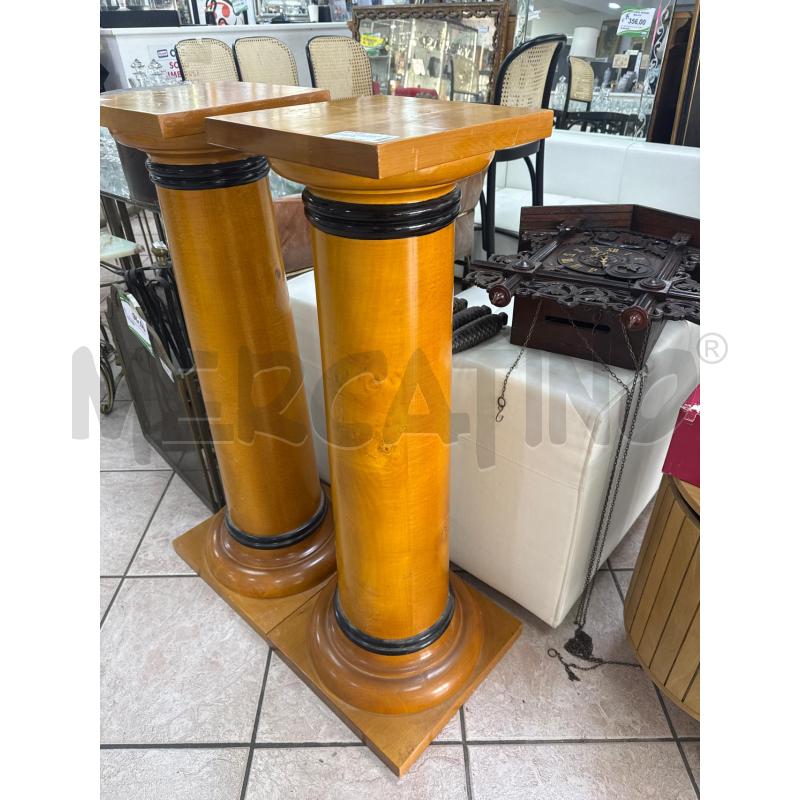 COPPIA COLONNE STILE BIEDERMEIER | Mercatino dell'Usato Roma montemario 2