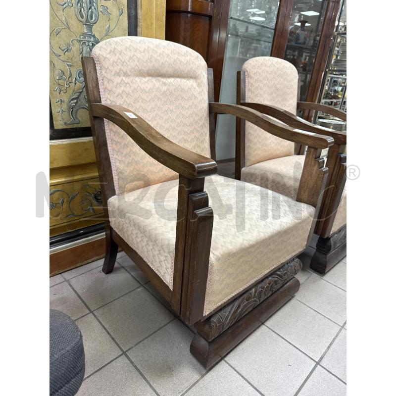 COPPIA POLTRONE ART DECO | Mercatino dell'Usato Roma montemario 2