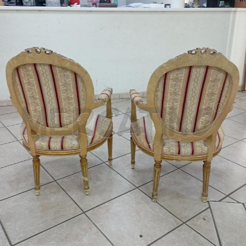 COPPIA POLTRONE LUIGI XVI CREMA  | Mercatino dell'Usato Roma montemario 2