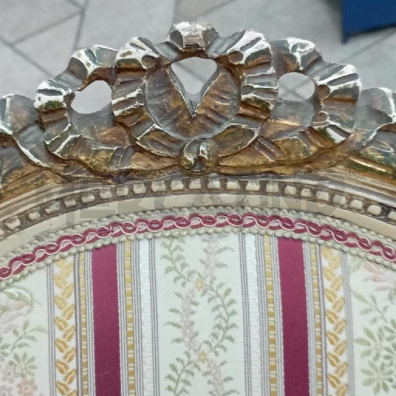 COPPIA POLTRONE LUIGI XVI CREMA  | Mercatino dell'Usato Roma montemario 3