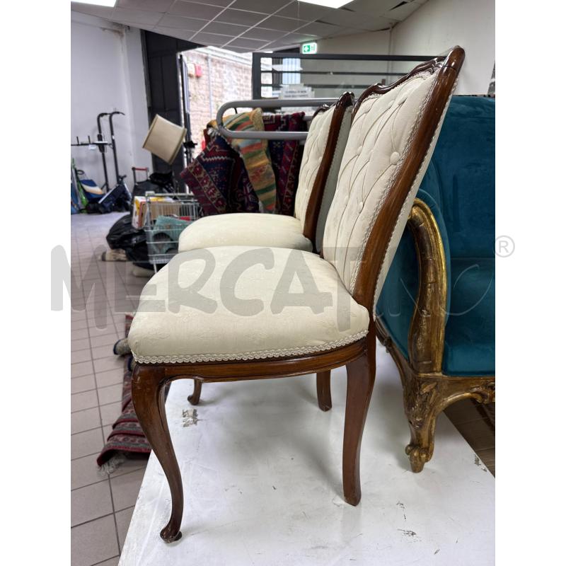 COPPIA POLTRONE NOCE BIANCHE | Mercatino dell'Usato Roma montemario 2