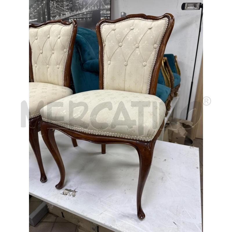 COPPIA POLTRONE NOCE BIANCHE | Mercatino dell'Usato Roma montemario 3