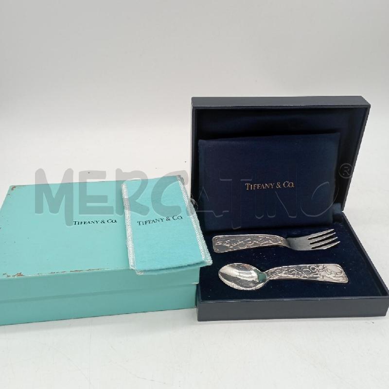 COPPIA POSATE BIMBO TIFFANY TEDDY BEAR | Mercatino dell'Usato Roma montemario 1