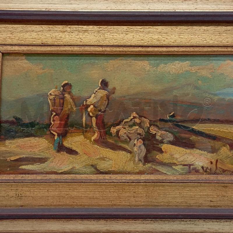 COPPIA QUADRI STILE MACCHIAIOLI | Mercatino dell'Usato Roma montemario 4