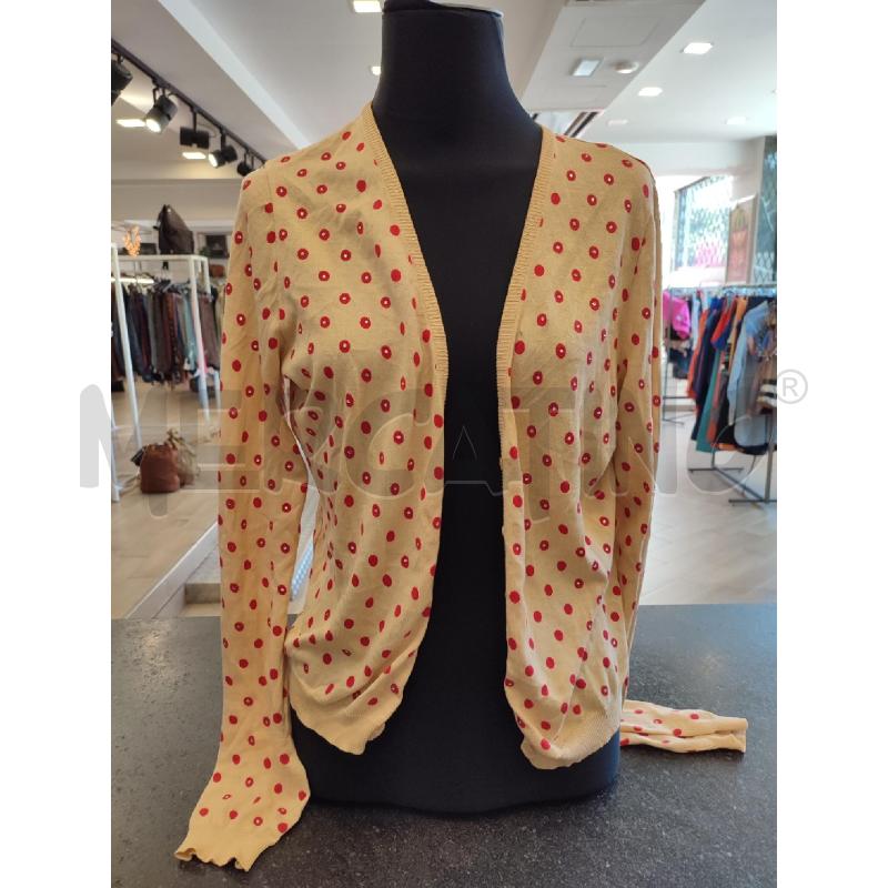 COPRI SPALLA BEIGE MOSCHINO PALLINI ROSSI  | Mercatino dell'Usato Roma montemario 1