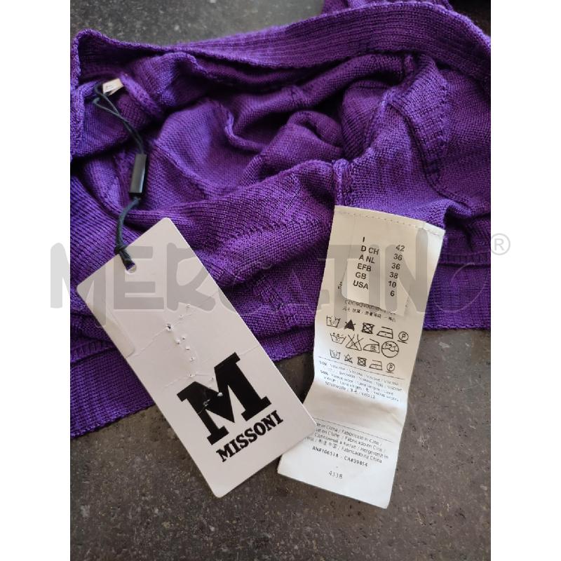 COPRI SPALLA VIOLA MISSONI LACCIO | Mercatino dell'Usato Roma montemario 2