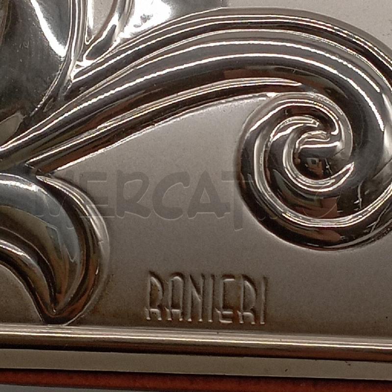 CORNICE PORTA FOTO FOGLIE RICCIOLI SILVER RANIERI | Mercatino dell'Usato Roma montemario 4