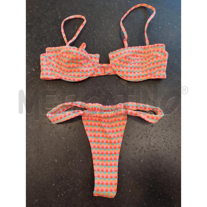 COSTUME DONNA ARANCIO FLUO TRIANGL | Mercatino dell'Usato Roma montemario 1