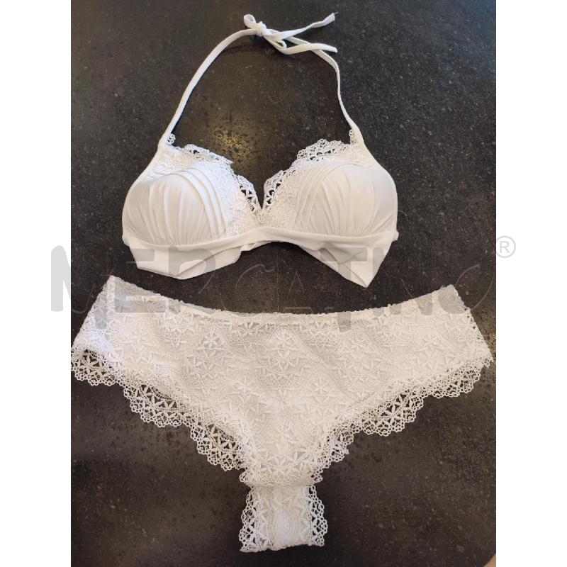 COSTUME DONNA BIANCO SCERVINO PIZZO | Mercatino dell'Usato Roma montemario 1