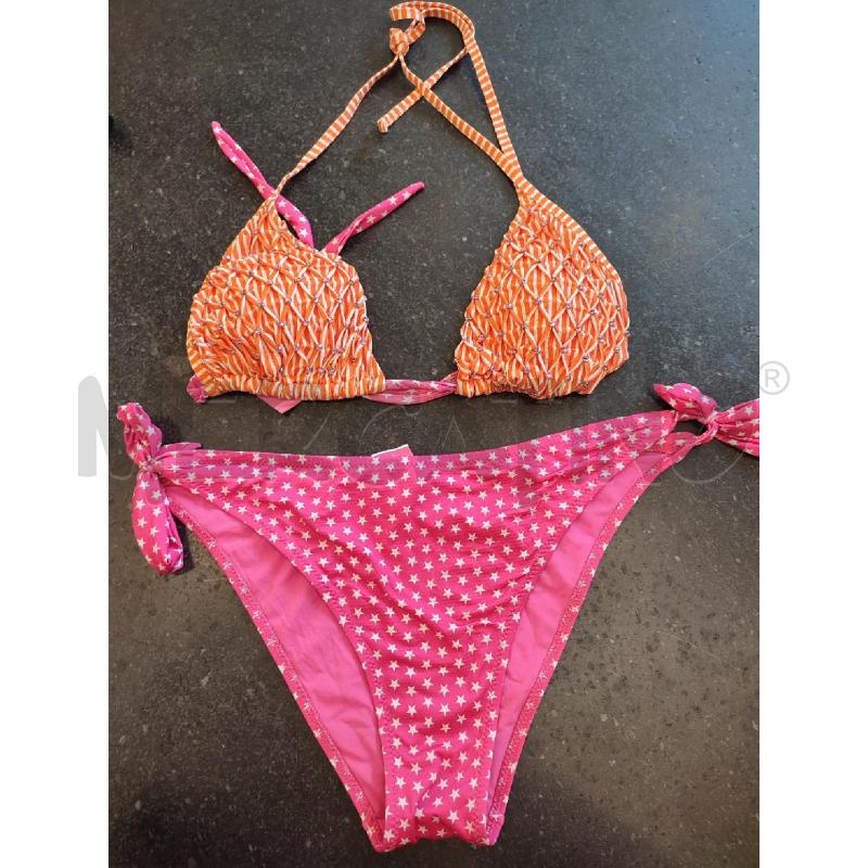 COSTUME DONNA FUCIAARANCIONE STRASS PINUP | Mercatino dell'Usato Roma montemario 1
