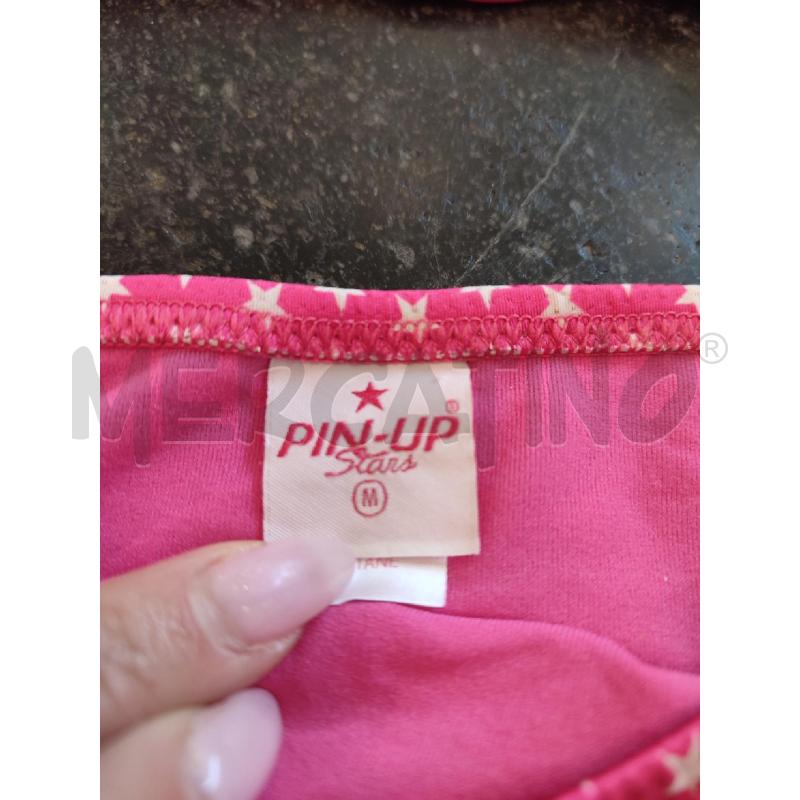 COSTUME DONNA FUCIAARANCIONE STRASS PINUP | Mercatino dell'Usato Roma montemario 2
