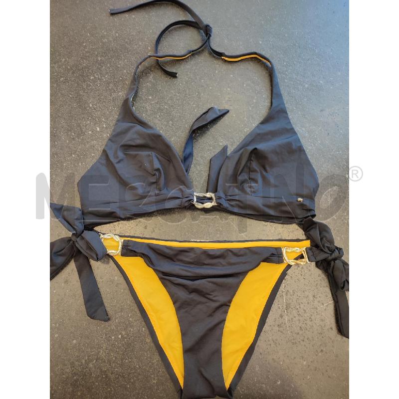 COSTUME DONNA NERO GIALLO SPORTMAX | Mercatino dell'Usato Roma montemario 1