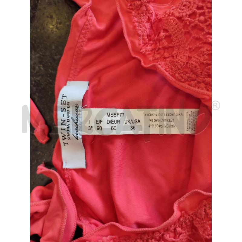 COSTUME DONNA ROSA TWINSET PIZZO | Mercatino dell'Usato Roma montemario 2