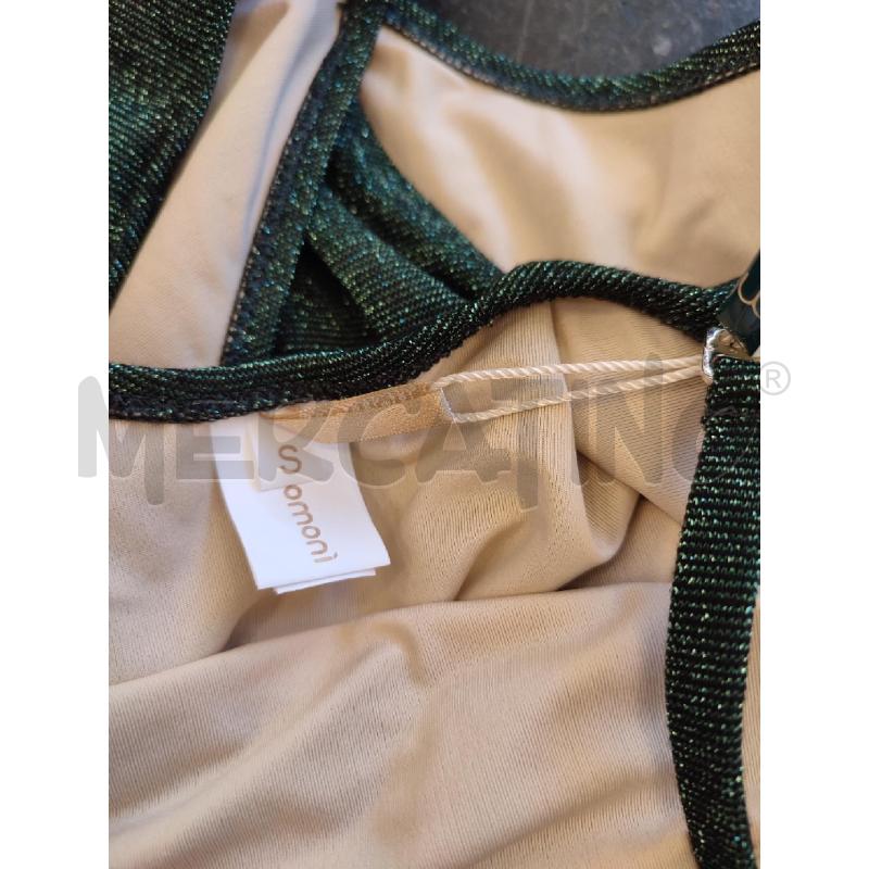 COSTUME DONNA VERDE MOMONI LUREX | Mercatino dell'Usato Roma montemario 2