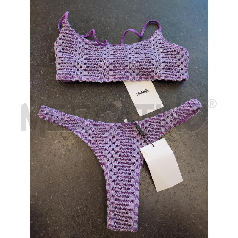 COSTUME DONNA VIOLA UNCINETTO TRIANGL | Mercatino dell'Usato Roma montemario 1
