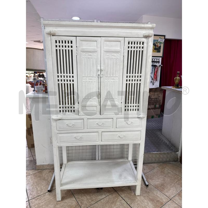 CREDENZA BIANCA 2A 5C | Mercatino dell'Usato Roma montemario 1