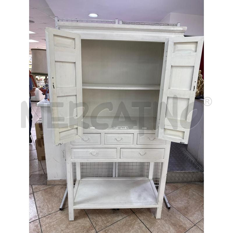 CREDENZA BIANCA 2A 5C | Mercatino dell'Usato Roma montemario 3