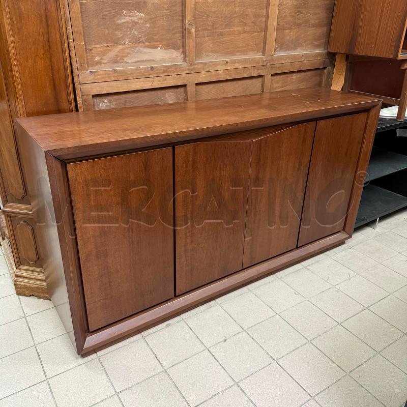 CREDENZA BUFFET NOCE 4A | Mercatino dell'Usato Roma montemario 1