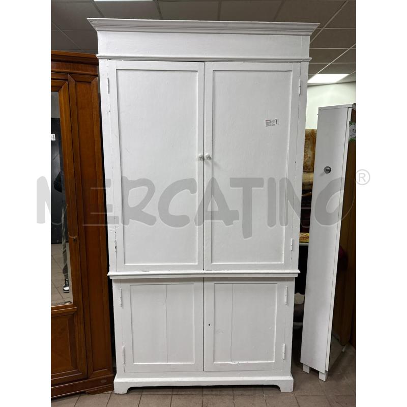 CREDENZA SHABBY 2A SOPRA 2A SOTTO | Mercatino dell'Usato Roma montemario 1