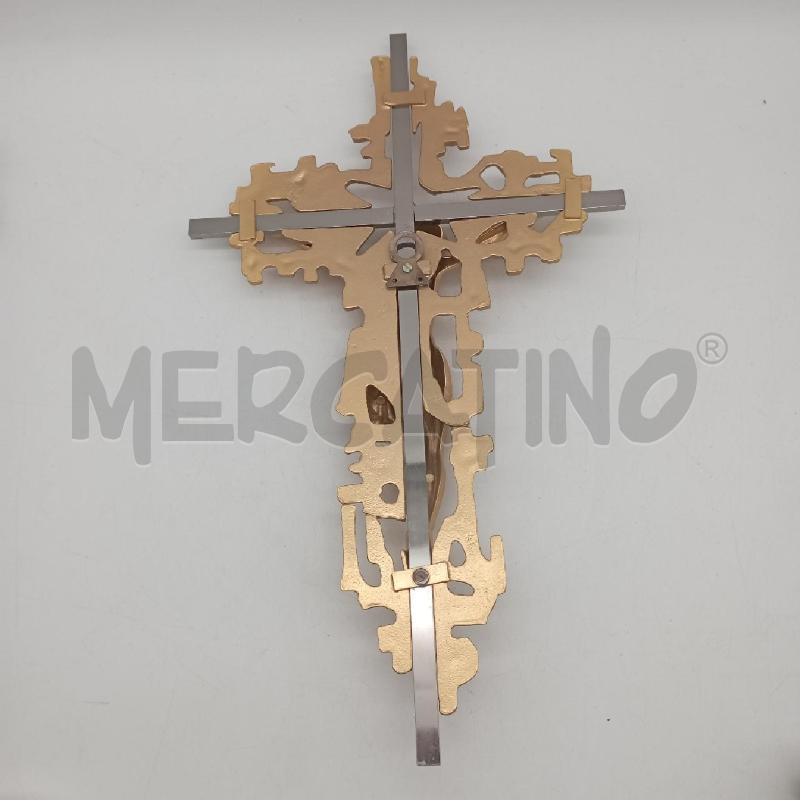 CROCIFISSO BRONZO DORATO  | Mercatino dell'Usato Roma montemario 2