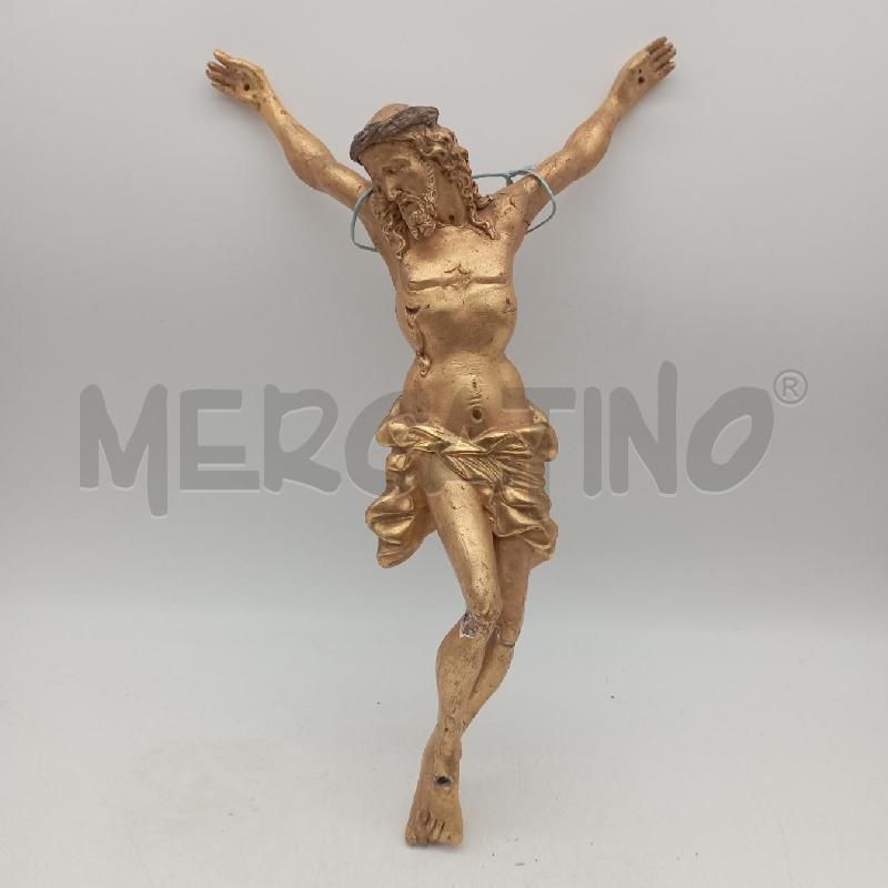 CROCIFISSO NAPOLETANO LIGNEO ORO DA RIV | Mercatino dell'Usato Roma montemario 1