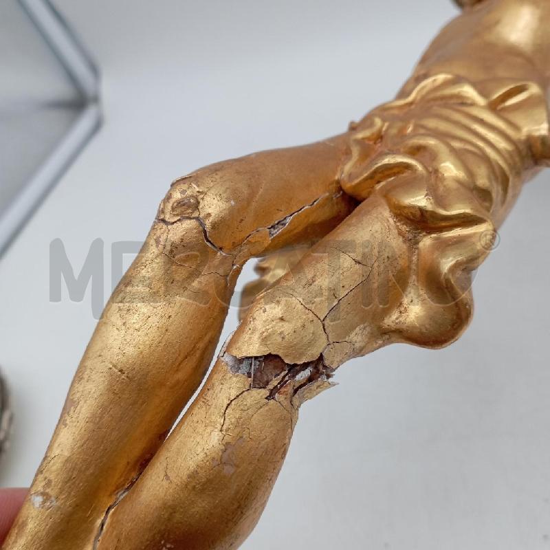 CROCIFISSO NAPOLETANO LIGNEO ORO DA RIV | Mercatino dell'Usato Roma montemario 3