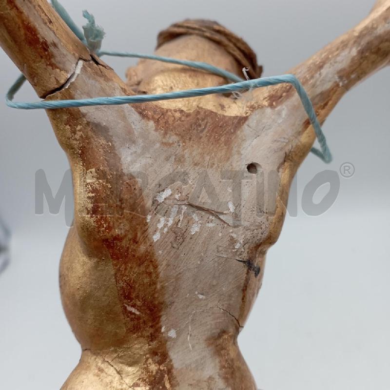 CROCIFISSO NAPOLETANO LIGNEO ORO DA RIV | Mercatino dell'Usato Roma montemario 4