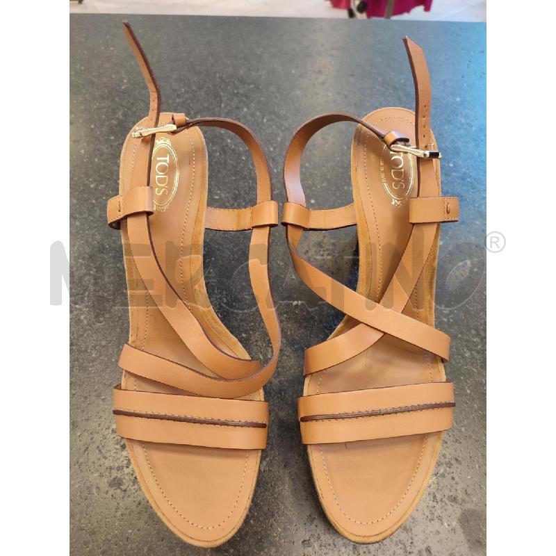 DECOLLETE BEIGE TODS TACCO LEGNO | Mercatino dell'Usato Roma montemario 2