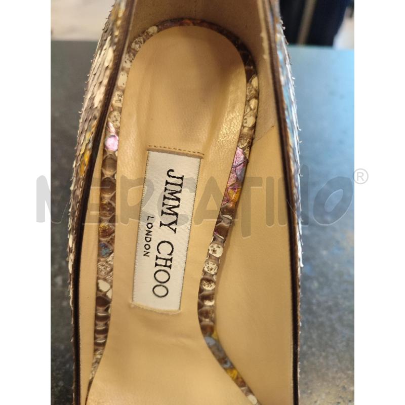 DECOLLETE PITONATA JIMMY CHOO | Mercatino dell'Usato Roma montemario 4