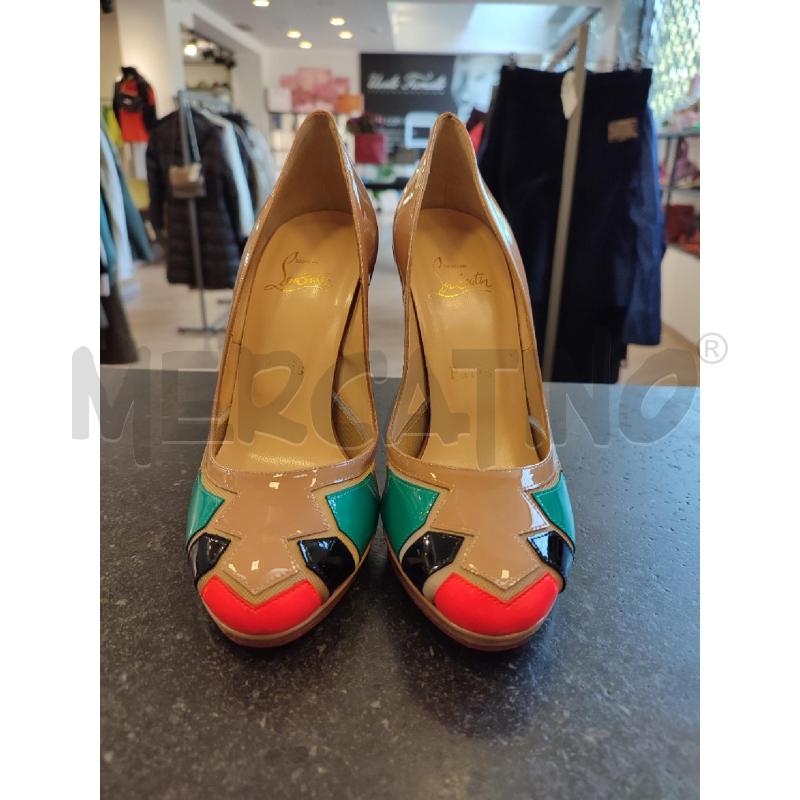 DECOLLETE ROSA LOUBOUTIN AZZURRO  | Mercatino dell'Usato Roma montemario 2