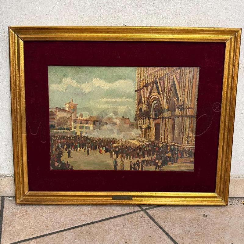 DIPINTO A FIRMA DELACROIX | Mercatino dell'Usato Roma montemario 1