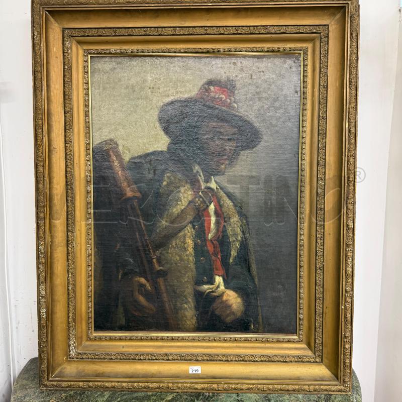 DIPINTO RITRATTO GARIBALDINO CAMMARANO | Mercatino dell'Usato Roma montemario 1