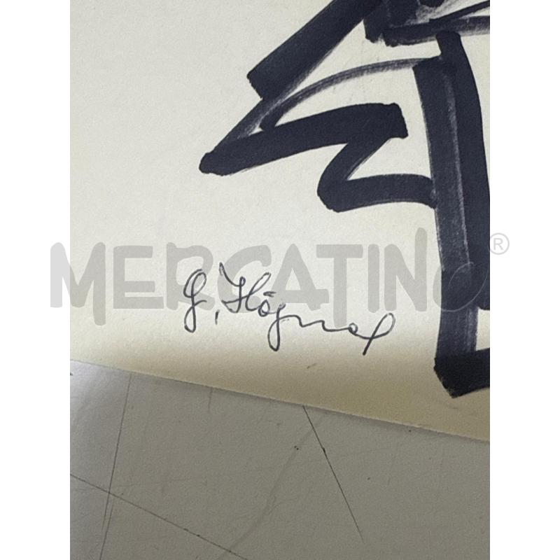 DISEGNO ACQUARELLATO F.TO GIOVANNI HAYNAL  | Mercatino dell'Usato Roma montemario 5