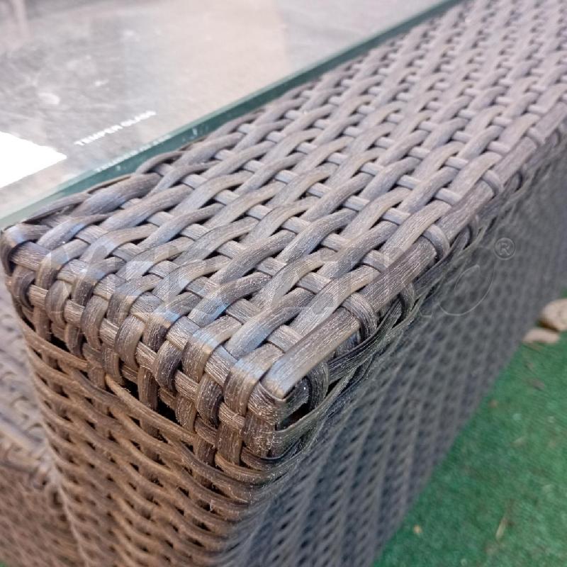DIVANO 2 POSTI RATTAN GRIGIO+TAVOLINO | Mercatino dell'Usato Roma montemario 3
