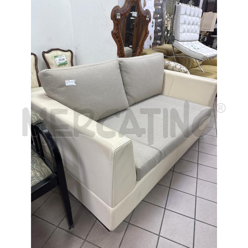 DIVANO BIANCO TESS ECRU 2P | Mercatino dell'Usato Roma montemario 2