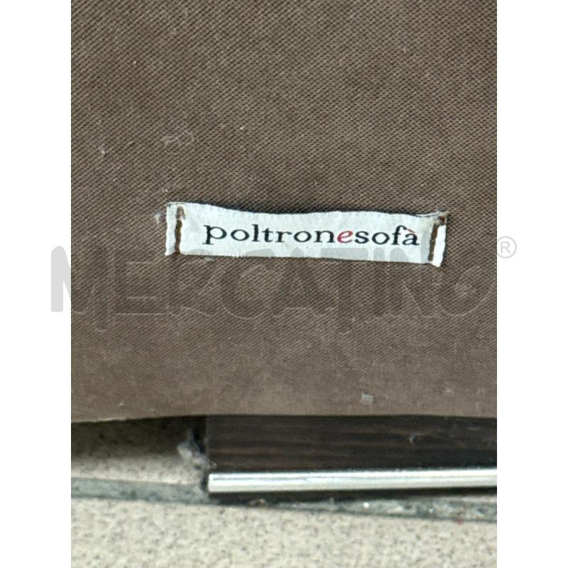 DIVANO LETTO MARRONE POLTRONE SOFA | Mercatino dell'Usato Roma montemario 3